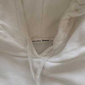 Reformation Cream Hoodie